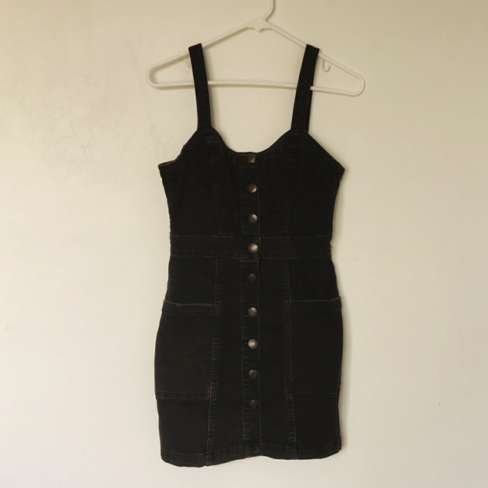 Aeropostale Black Jean Dress